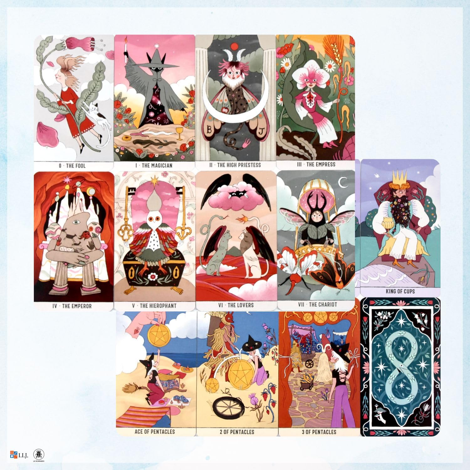 Amazon.co.jp: I.I.J タロットカード ウィキッドムーン・タロット